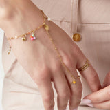 beach bracelet with charms