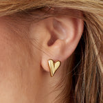 Love studs - Silver Color color