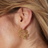 hippie flower earrings
