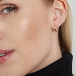 small earrings with stones