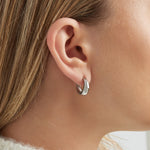 medium basic hoop earrings