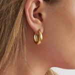 classy hoop earrings