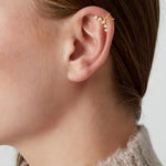 Earcuff Elegant Chic - Silver Color color