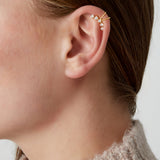 Earcuff Elegant Chic - Silver Color color