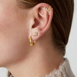 Earcuff Elegant Chic - Silver Color color