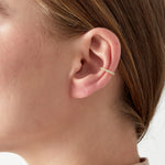 Earcuff Shimmer - Silver Color color