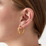 Earcuff Shimmer - Silver Color color