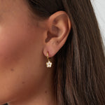 earrings flower cuteness
