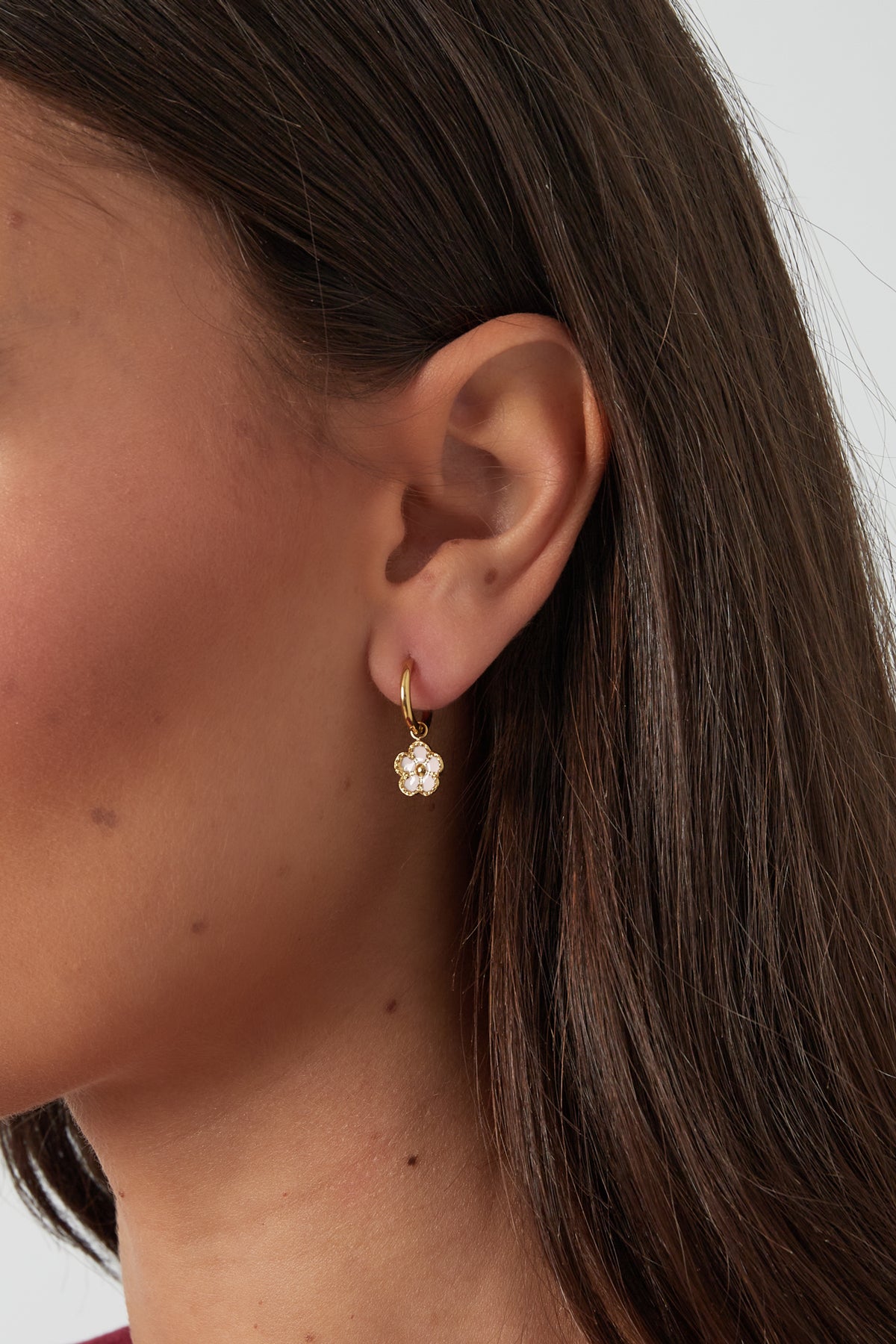 earrings flower cuteness
