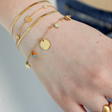 color pop coins bracelet