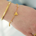 gleaming love bracelet