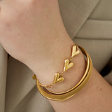 hearts unfolded bracelet