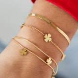 bracelet clover heart
