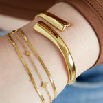 golden layers bracelet