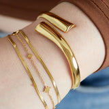 golden layers bracelet