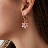 earrings magic flower