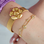 flowery bracelet
