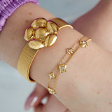 flowery bracelet