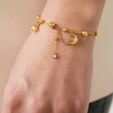 trendy moon bracelet
