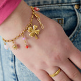 good luck babe charm bracelet
