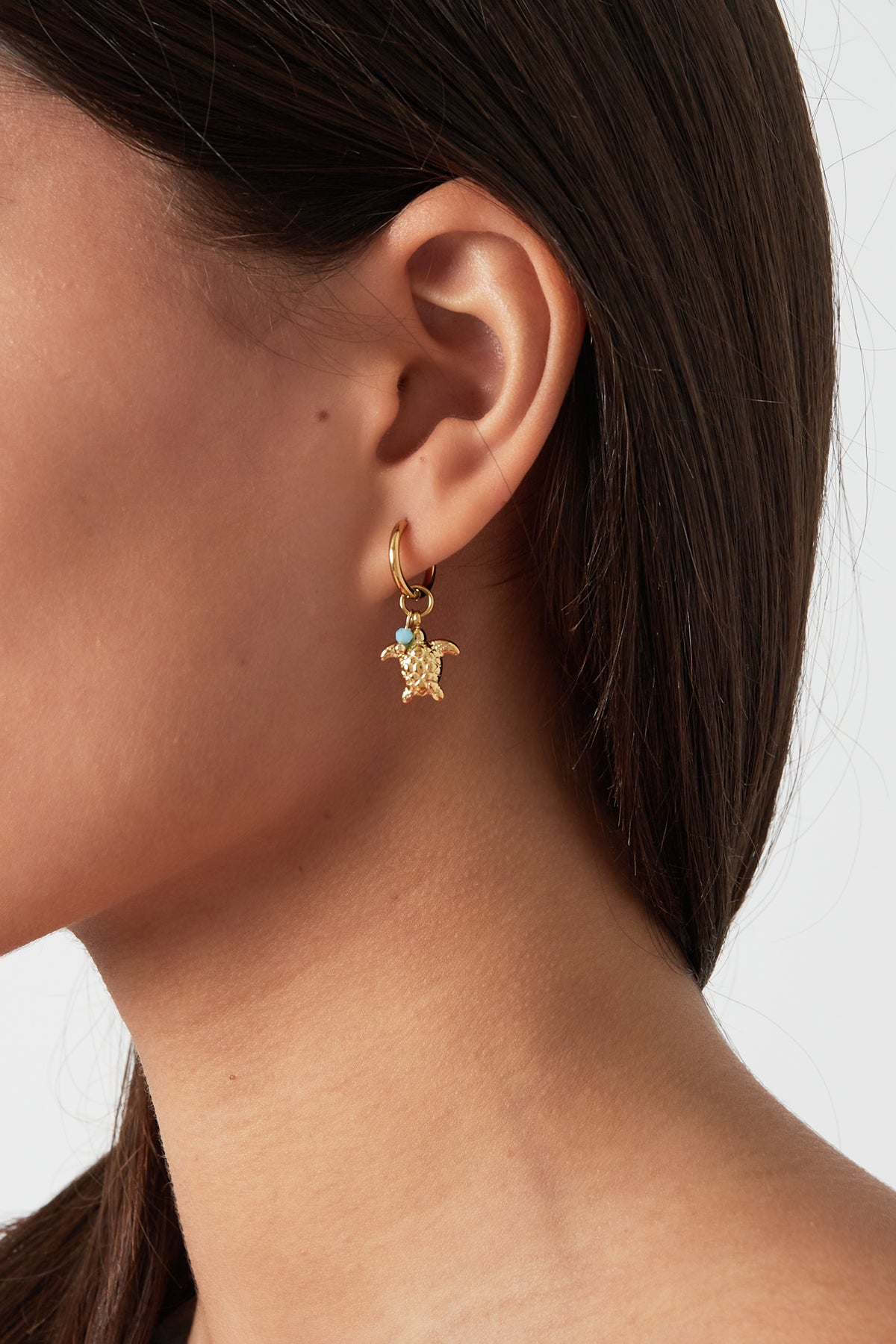 earrings with turtle