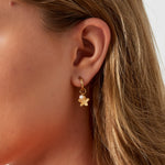 pearl blossom earrings