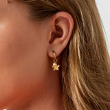 pearl blossom earrings