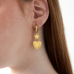 star heart earrings