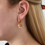 bloom hoops earrings