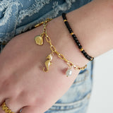Midnight Charm Bracelet