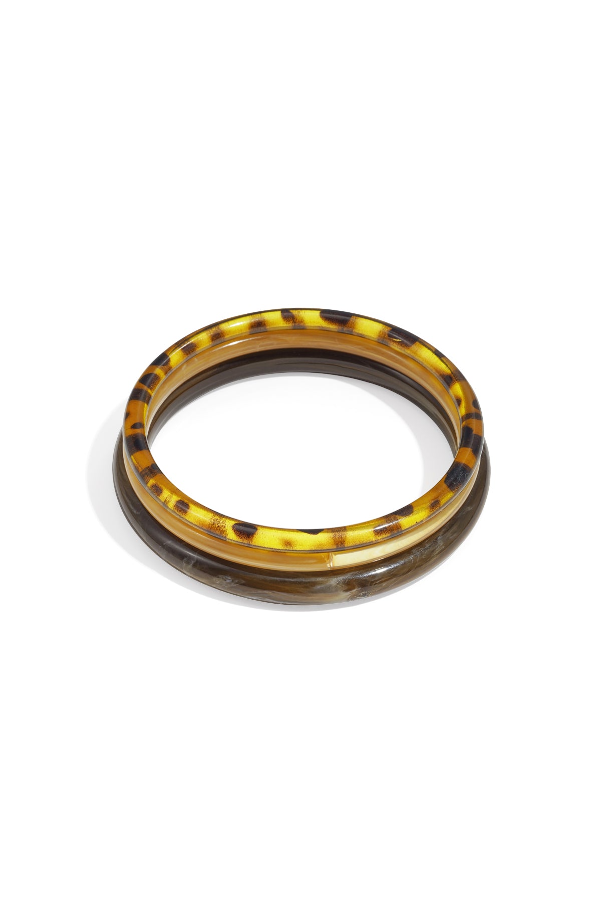 Acrylic Bangles Solid Color Casual Daily Simple Series Women's jewelry