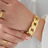 Bold Link Bangle