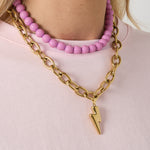 Lightning Pendant Necklace