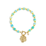 Stainless Steel Beaded Bracelets Heart Casual Daily Simple Series Women's jewelry