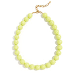 Necklace with large beads