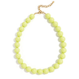 Necklace with large beads