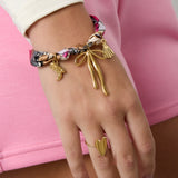Stainless Steel Charm Bracelets Bow Knot Casual Daily Simple Series Women's jewelry