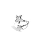 Stainless Steel Minimalist Rings Star Simple Daily Simple Series Women's jewelry