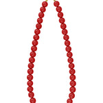 Necklace with medium beads-10mm