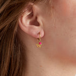 pearl blossom earrings