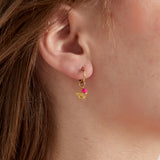 pearl blossom earrings