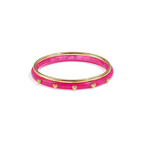 Bangle set with heart detail