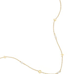 Love necklace with pearls