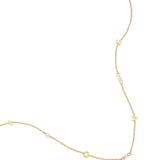 Love necklace with pearls