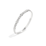 Bangle bracelet round stones