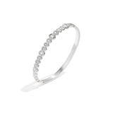 Bangle bracelet round stones