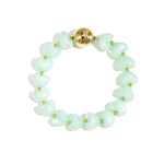 Statement bracelet with heart-shaped beads