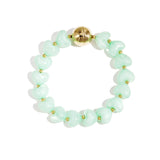 Statement bracelet with heart-shaped beads