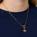 Simple lock necklace