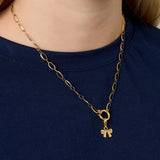 Simple lock necklace